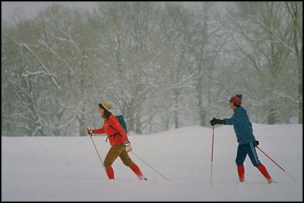 X-country skiers