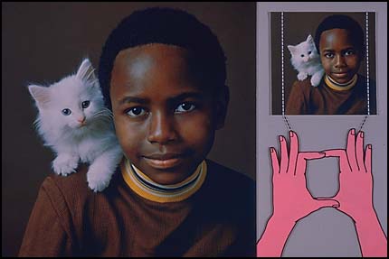 Boy with cat on shoulder-cropping example